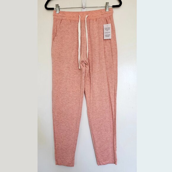 SplitS59 Reena Modal Fleece 7/8 Sweatpants Joggers, S, Grapefruit - Picture 2 of 8